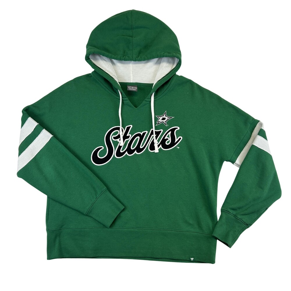 Dallas Stars Hoodie Womens Medium Green NHL Hockey Pullover Sweatshirt Fanatics
